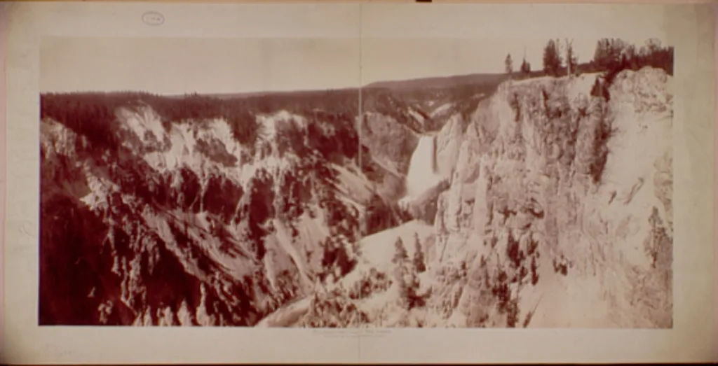 Yellowstone Falls and Canon, Wyoming, 1892