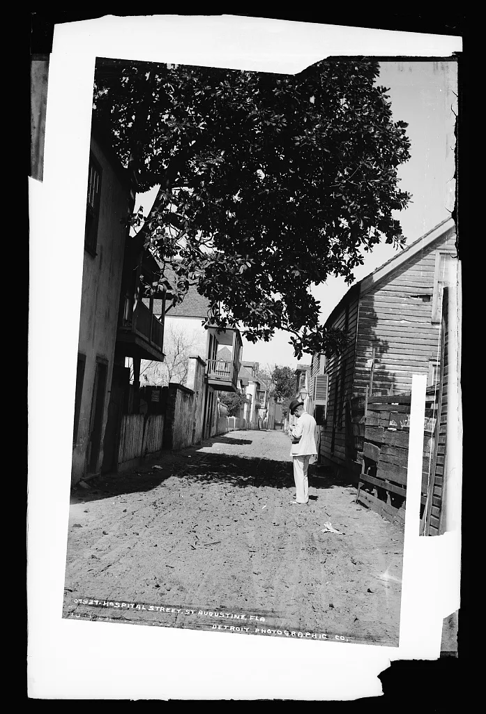 Hospital Street, St. Augustine, Fla, Florida, 1880
