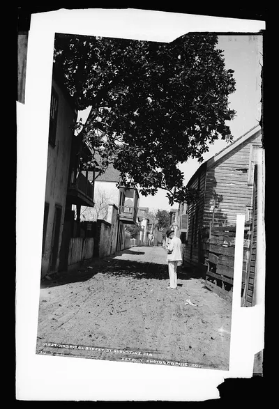Hospital Street, St. Augustine, Fla, Florida, 1880