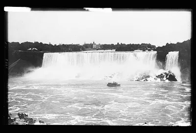 American Falls from Canadian side, New York (State), 1880