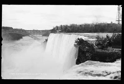 American Falls from Goat Island, New York (State), 1880