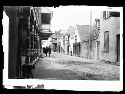 St. George Street, St. Augustine, Florida, 1880