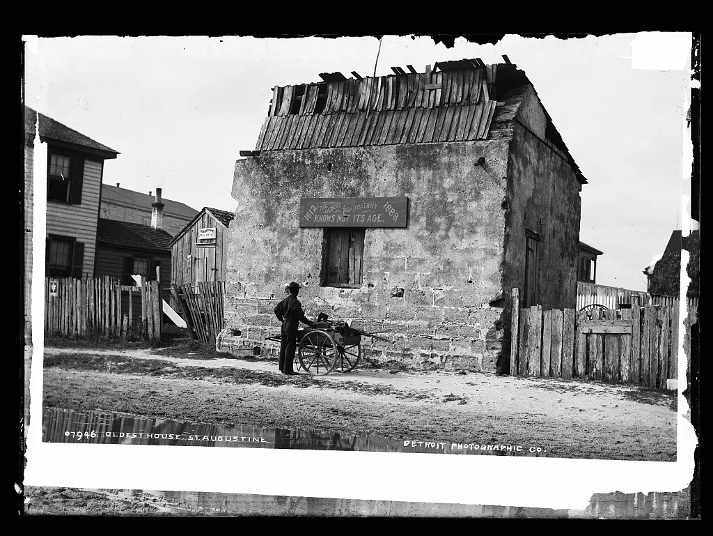 Oldest house, St. Augustine, Florida, 1888