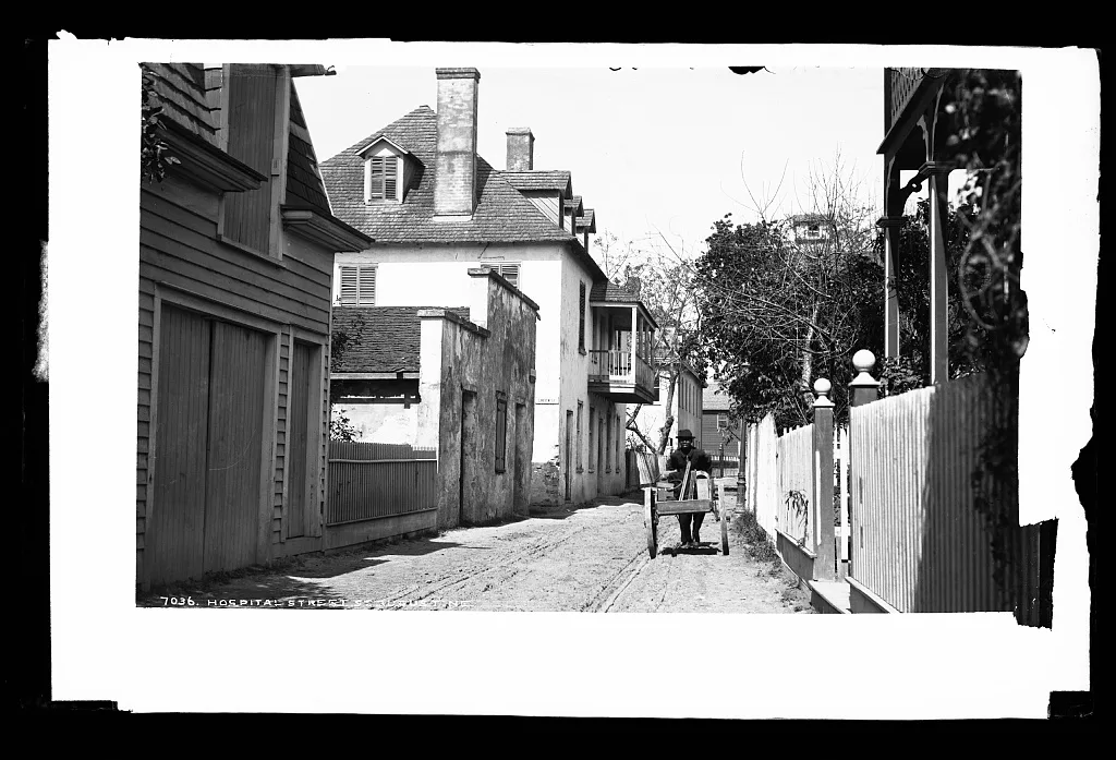 Hospital Street, St. Augustine, Florida, 1880
