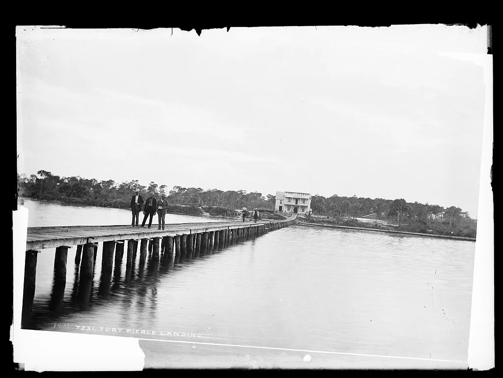 Fort Pierce landing, Florida, 1880