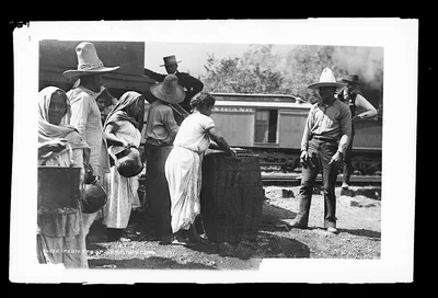 Peon group near Rascon, Mexico, Rascon, 1880
