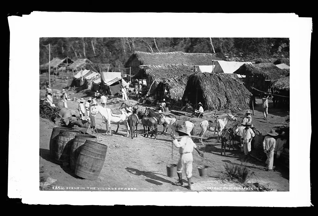 Scene in the village of Abra, Mexico, Abra, 1880