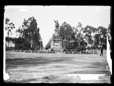 Statue of Columbus, Mexico, Mexico City, Mexico, 1880