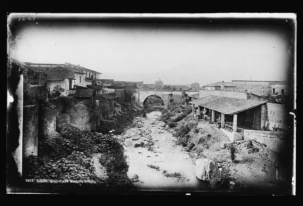 Orizaba, general view from the bridge, Orizaba, Mexico, 1880