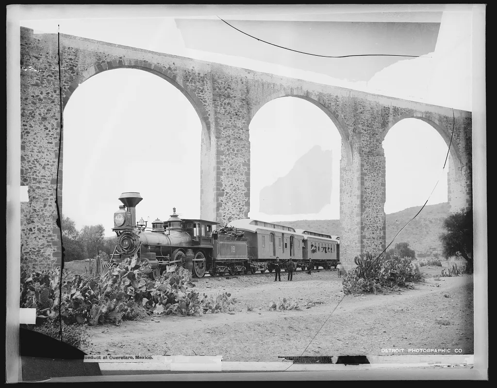 Aqueduct at Queretaro, Mexico, 1880