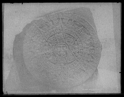 Calendar stone, Mexico City, Mexico, 1880