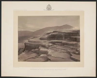 Mammoth Hot Springs, Yellowstone National Park, Jupiter Terrace, Wyoming, 1871