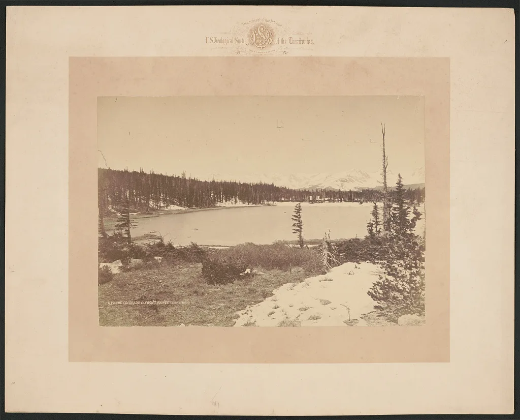 The Colorado or Front Range from near Gold Hill, Colorado, Front Range, Wyoming, 1873