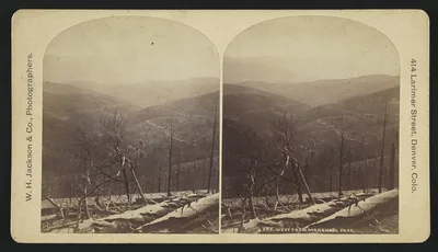 West from Marshall Pass, Colorado, Saguache County, 1883