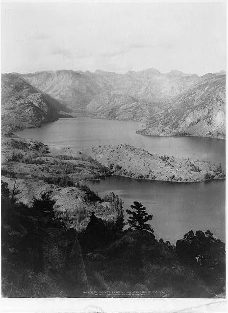 Fremont's Peak and Lake Wind River Mts., Wyo, Wyoming, 1892