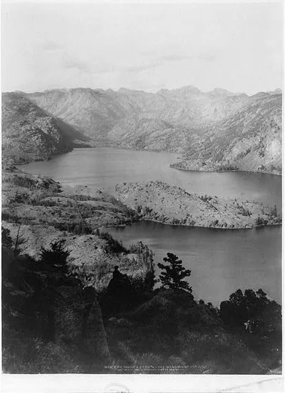 Fremont's Peak and Lake Wind River Mts., Wyo, Wyoming, 1892