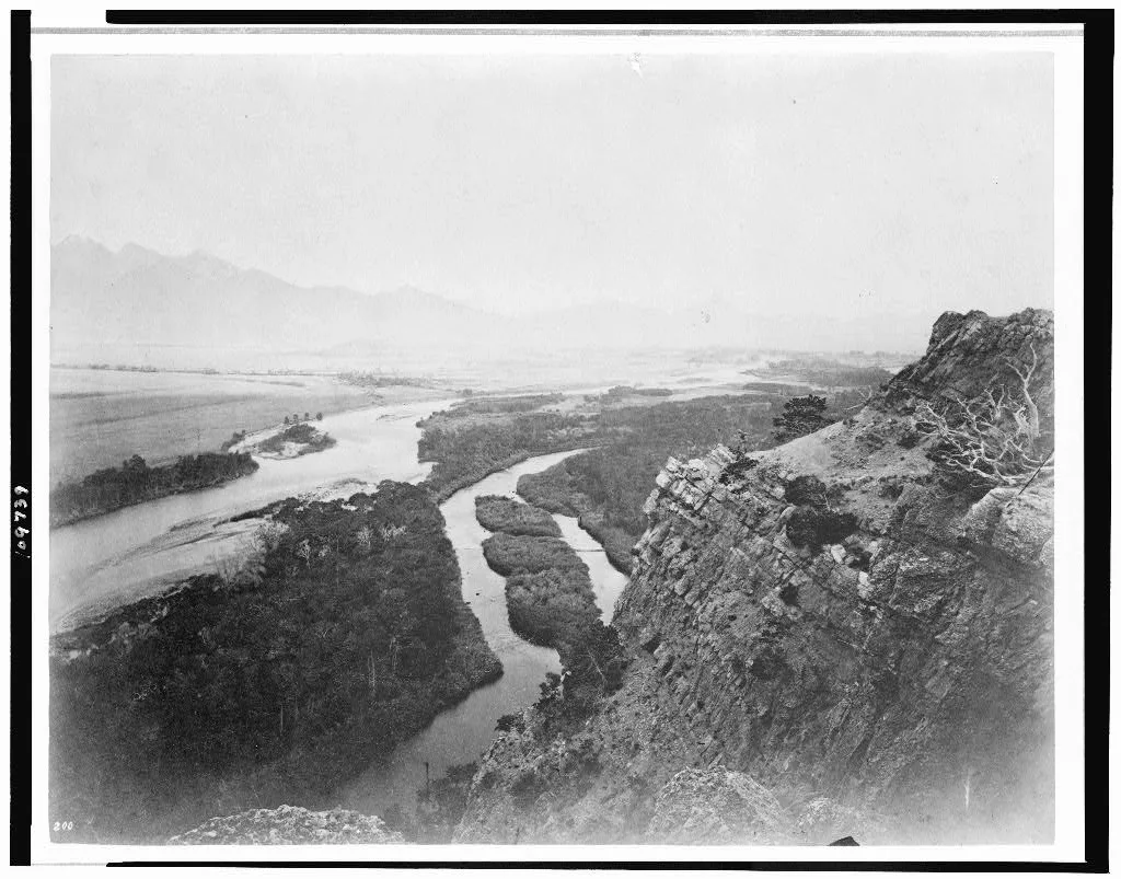 [Valley of the Yellowstone], Yellowstone River, 1871