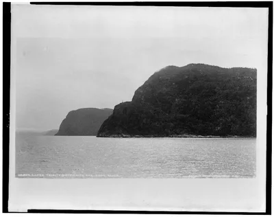 Capes Trinity & Eternity, Saguenay River, Saguenay River, Quebec, 1890